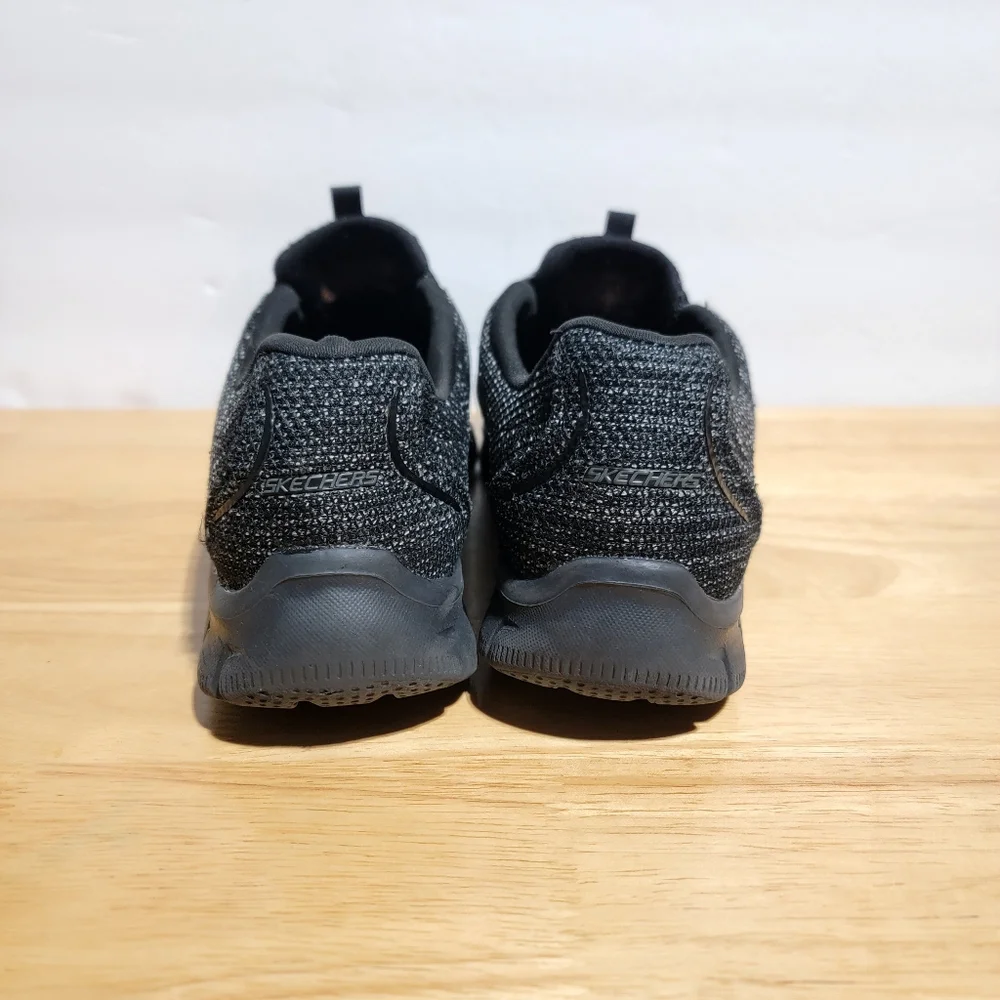Skechers Women's Black Knit Slip-On Sneaker